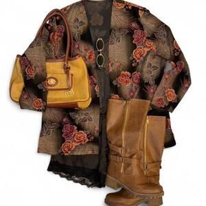 Gorgeous vintage vtg 70s 80s 90s y2k folk boho indie kimono